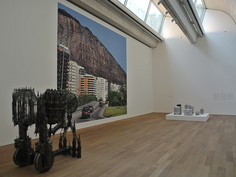 view of the exhibition Wim Delvoye, Mudam Luxembourg 02/07/2016 - 08/01/2017